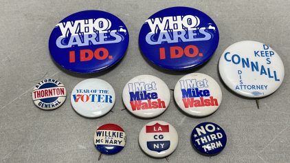 (10) Collectible Election Pins