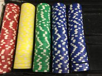 Poker Chip Set With Carrying Case (Missing Cards & Chips) - 2