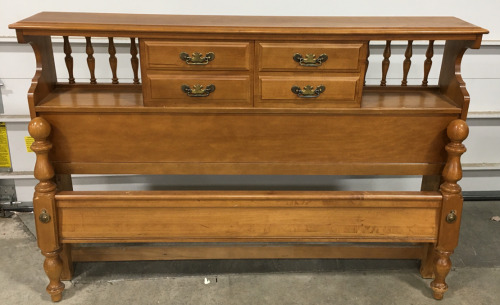 Wood Headboard & Footboard