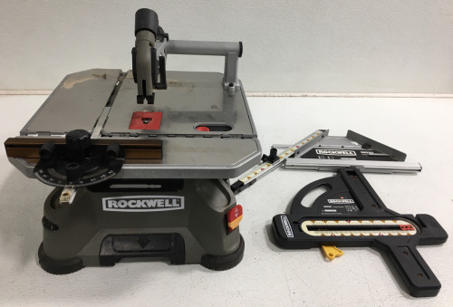 (1) Rockwell Blade Runner RK7320 Scroll Saw (1) Rockwell Circle Cutter RW9261 (1) Rockwell RW9262