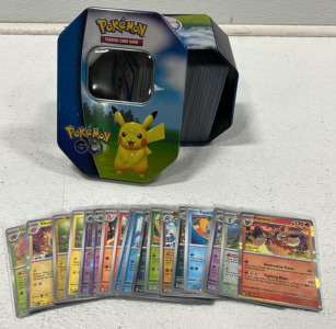 Pok&eacute;mon Trading Cards W/ Tin