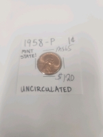 (2) 1958- P Pennies - 3