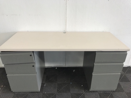 Gray Office Desk