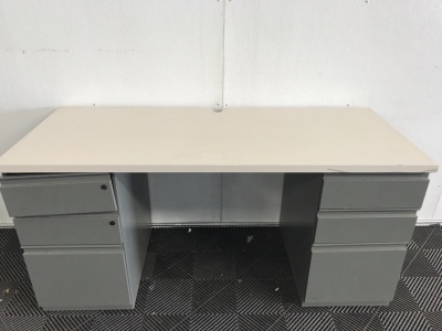 Gray Office Desk