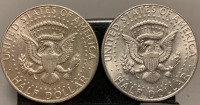 (2) 1967 90% SILVER KENNEDY HALF DOLLAR - 2