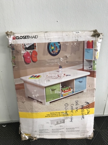 Closet Maid Activity Storage Table