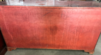 VINTAGE 1930’S-40’S MAHOGANY 12 DRAWER DRESSER (67”x21”x35”) - 5