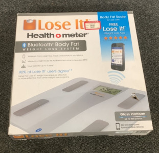 (1) LOSE IT HEALTH O METER, BLUETOOTH BODY FAT WEIGHT LOSS SYSTEM/SCALE