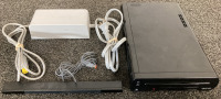 WII U GAMING CONSOLE WITH POWER SUPPLY AND SENSOR BAR. POWERS ON, NOT FULLY TESTED