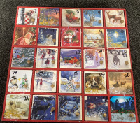 CHRISTMAS ADVENT CALENDAR AND NATIVITY SET - 2