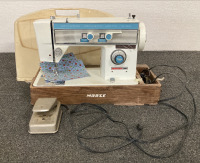 MORSE SEWING MACHINE WITH CASE- WORKS