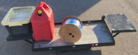 ATV CARGO RACK, GAS CAN, AND COAXIAL CABLE