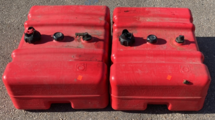 (2) BOAT GAS TANKS - 12 GALLONS