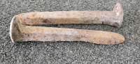 (+/-20) IRON RAILROAD SPIKES - 3