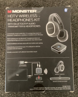 MONSTER HDTV WIRELESS HEADPHONES KIT WITH BLUETOOTH AUDIO TRANSMITTER & HEADPHONES - 2