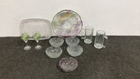 Floral Pattern Glassware & More