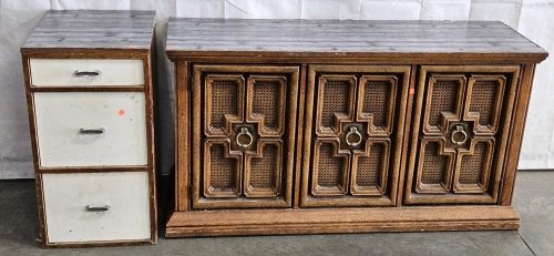 56" SIDEBOARD CABINET, 17X22 DRAWER CABINET