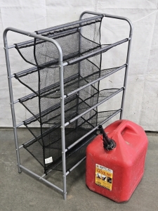 22×14×34 STORAGE RACK, 5GAL GAS CAN