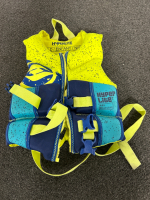 HYPERLITE CHILD LIFE VEST, YOUTHS HELMET, MERMAID TAIL AND HOTWHEELS TOY - 5