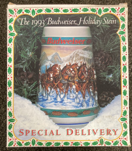 (1) 1993 BUDWEISER HOLIDAY STEIN