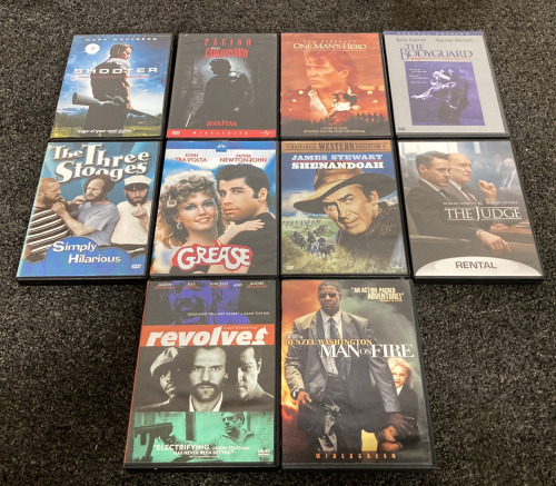 (10) DVD MOVIES