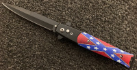 3’X5’ CONFEDERATE FLAG AND CONFEDERATE SWITCHBLADE KNIFE WITH SAFETY CATCH - 2