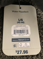 BRAND NEW GEORGE SIZE LG WATER REPELLANT SYNTH SHIRT JACKET - 2