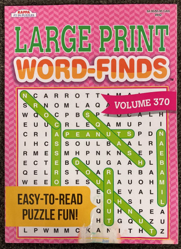 25 WORD SEARCH BOOKS INCLUDING WORD SEARCH LARGE PRINTS, BIG PRINT ...