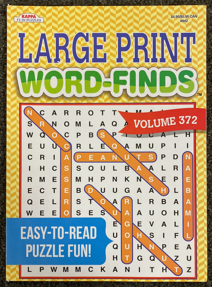 25 WORD SEARCH BOOKS INCLUDING WORD SEARCH LARGE PRINTS, BIG PRINT ...