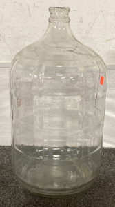 (1) LARGE SOLID GLASS JUG