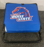 (1) SMALL FOLDABLE BOISE STATE CHAIR