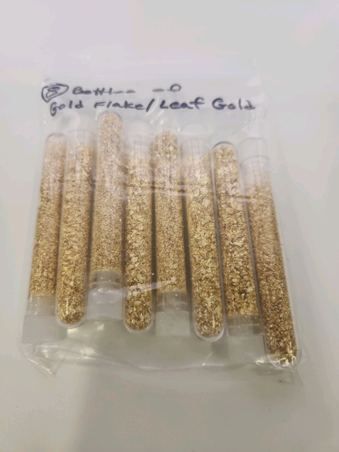 (8) Bottles Of Gold Flake/Leaf