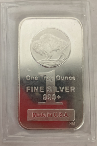 1 Troy Ounce .999 Fine Silver