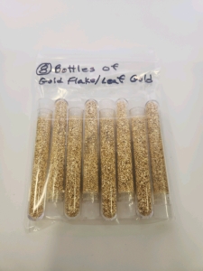(8) Bottles Of Gold Flake / Leaf