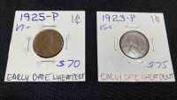 (4) Early Date Wheat Pennies - 4