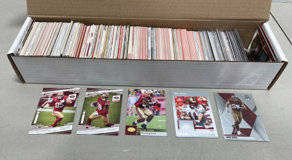 Huge Lot Of NFL San Francisco 49rs Football Cards… Various Years And Types (Must See)