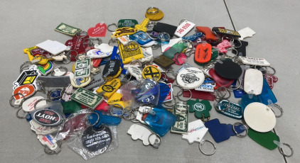 Huge Lot Of Various Keychains