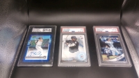 (1) 2020 DonRuss Optic Blue Mojo Rated Prospect Autograph Graded SGC 10 9.5 Auto Grade (1) 2020 Topps 2030 Luis Robert PSA Mint 9 (1) 2018 DonRuss Optic Aaron Judge PSA 10