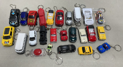 (25) Car Themed Keychains