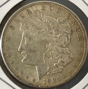 1921 Morgan Silver Dollar