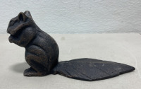 (1) Cast Iron Squirrel Door Stop - 2