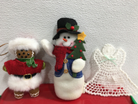 Assorted Christmas Ornaments & Christmas Tote - 2