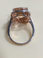 Beautiful Size 7 Rose Gold Tone Ring - 3