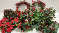 Assorted Winter Florals: Wreaths, Garland and more