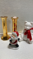 Assorted Small Ornaments, Christmas Knick Knacks and Figurines - 13