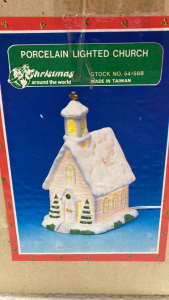 Ceramic Lighted Church