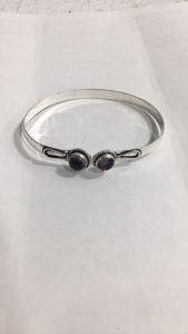 Amethyst Cuff Bracelet