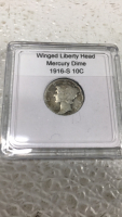 .25 oz Standing Liberty.999 Fine Silver Round 1916 Winged Liberty Head Mercury Dime - 4