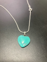 Turquoise Heart Shaped Necklace