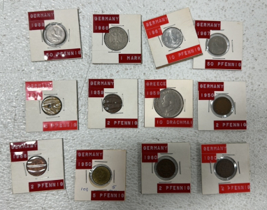 (12) Vintage German Coins